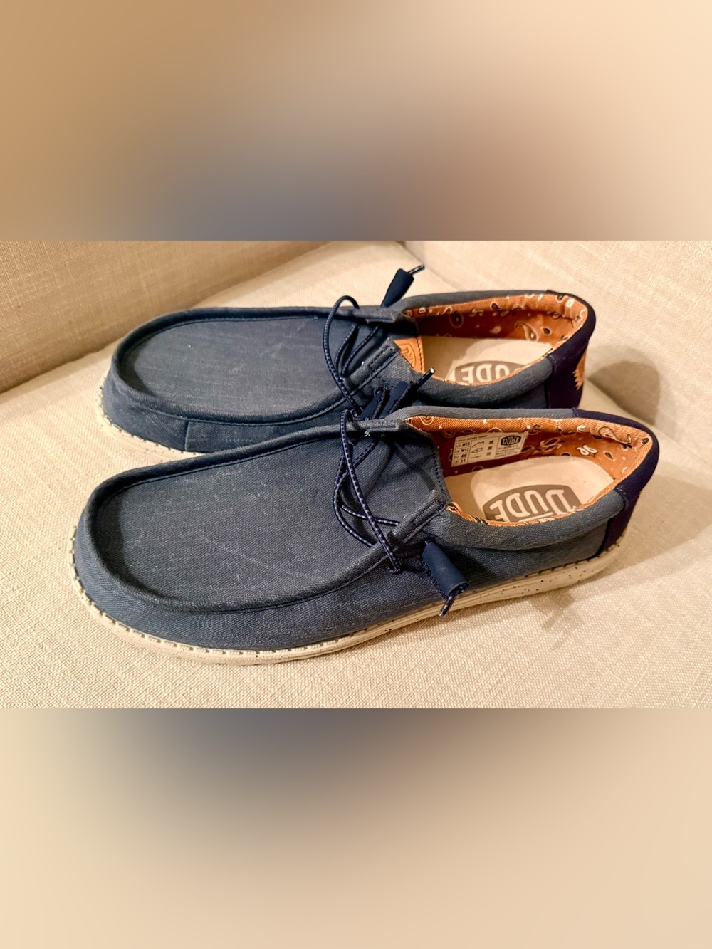 Men's Hey Dude Wally Washed Canvas Size 13